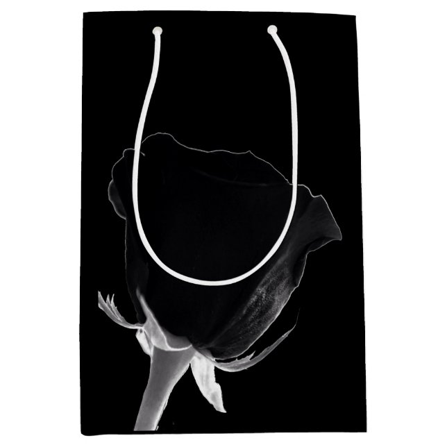 Rose Noire Mittlere Geschenktüte (Vorderseite)