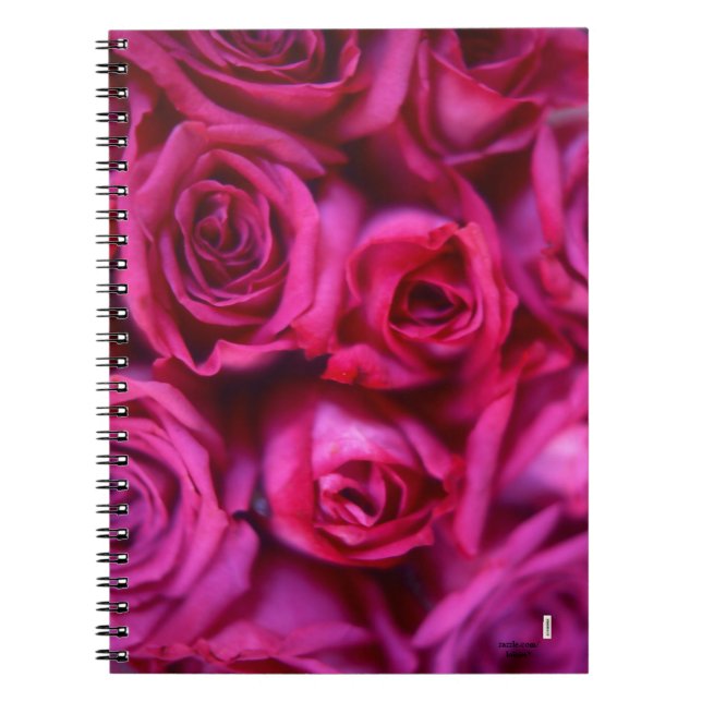 Rose-Notebook Notizblock (Vorderseite)