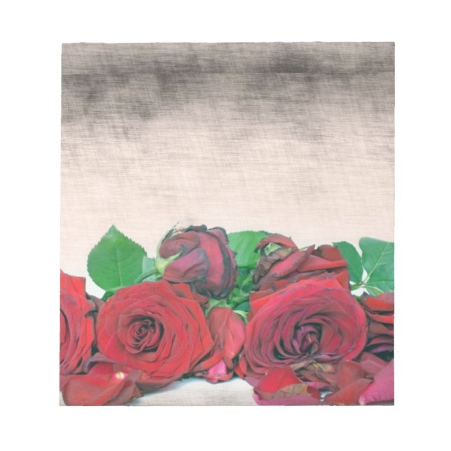 Rose Notizblock (Vorderseite)