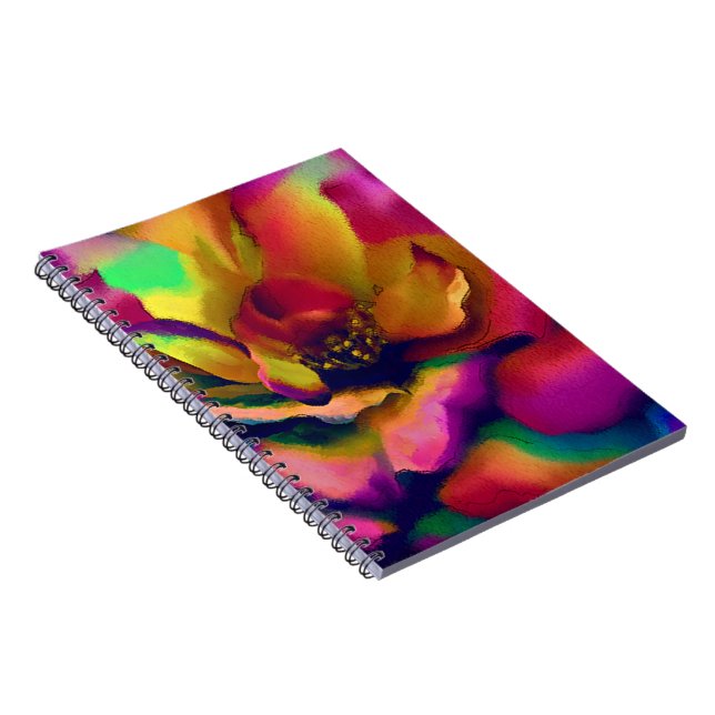 Rose Notizblock (Rechte Seite)