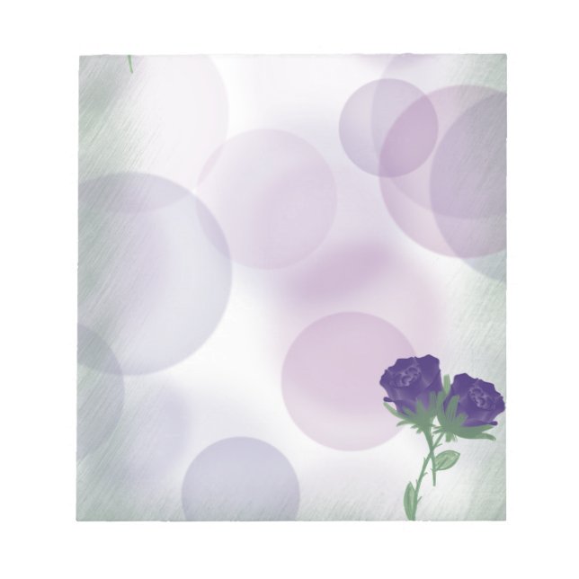 Rose Notizblock (Vorderseite)