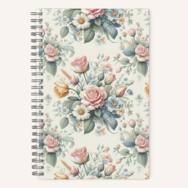 Rose Notizbuch (Vorderseite)