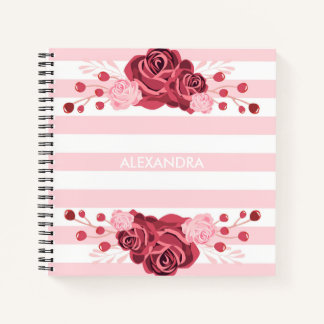 Rose Notizbuch
