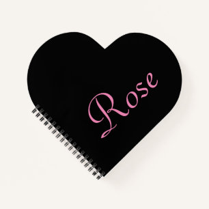 Rose Notizbuch