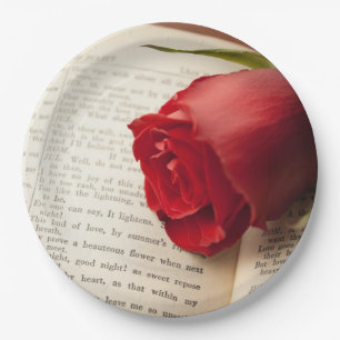 Rose on Shakespeare Pappteller
