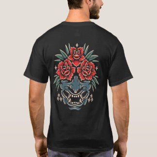 Rose Oni Maske T-Shirt