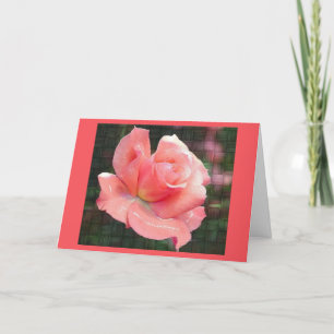 Rose Osterkarte Feiertagskarte