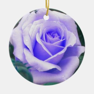 Rose Pale Lavendel Keramikornament