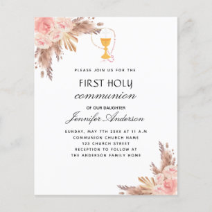 Rose Pampas erste Einladung zum Gemeinschaftshaush Flyer