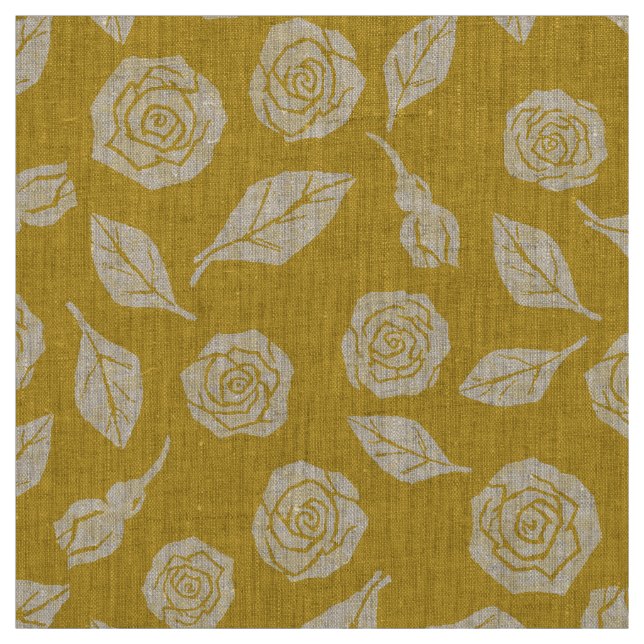 Rose Pandora - Aschenputtel Gold Stoff (Muster)