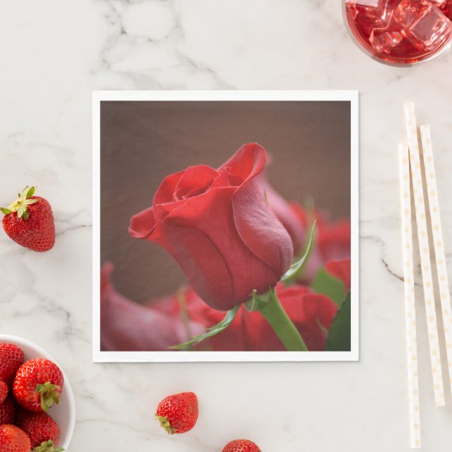 Rose Paper Napkin Serviette (Beispiel)