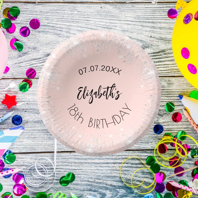 Rose Pappteller (Von Creator hochgeladen)