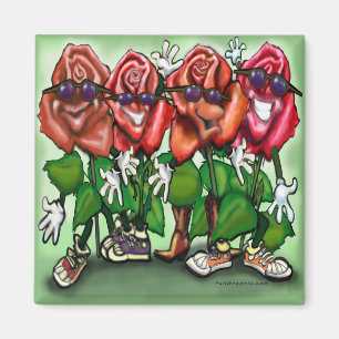 Rose Party Magnet