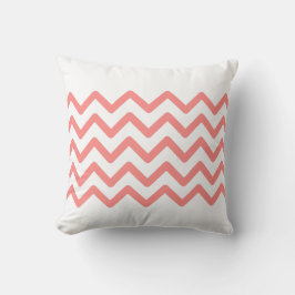 Rose Pastellfarben Zigzag Muster Design Kissen