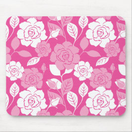 ROSE PATTERN (PINK) MOUSEPAD