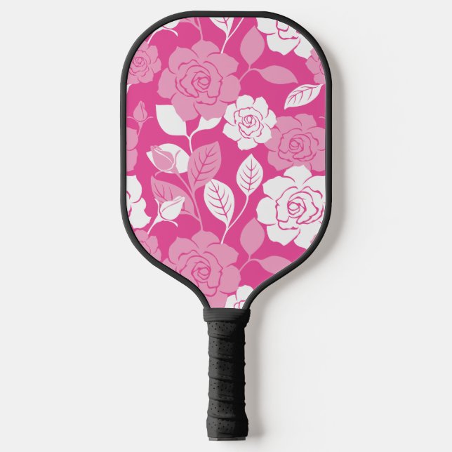 ROSE PATTERN (PINK) PICKLEBALL SCHLÄGER (Vorderseite)