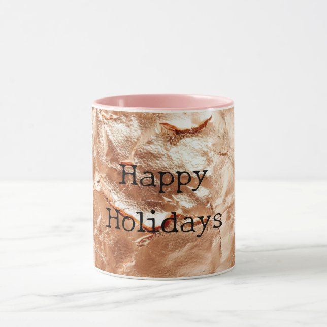 Rose Peach Gold Glam Tasse (Zentrum)