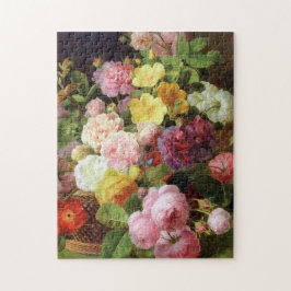 Rose, Peonies und andere Blume Niederländische Kun Puzzle