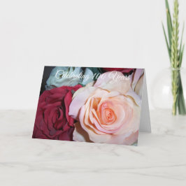 Rose Personalisiert 100. Geburtstag Karte
