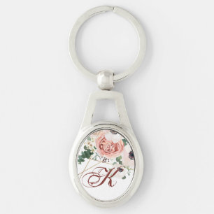 Rose personalisiert Key Chain Geometric Garden Ane Schlüsselanhänger