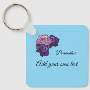 Rose Personalisierter Schlüsselanhänger für Hochze