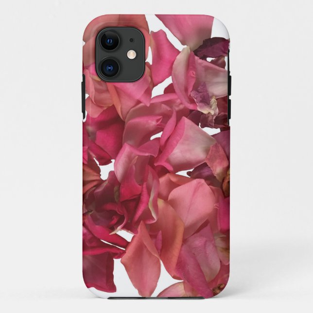 Rose Petal Pink Romantik Case-Mate iPhone Hülle (Rückseite)