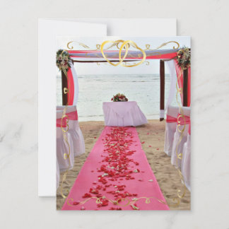 Rose Petals auf dem roten Teppich Einladung4 Einladung