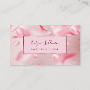 Rose Petals Imitate Visitenkarte aufzeichnen