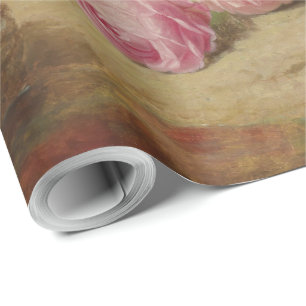 Rose Piece im Waldboden mit Schmetterlingen Geschenkpapier