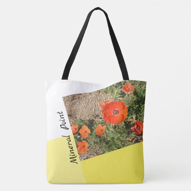 Rose & Poppies Tasche (Rückseite)