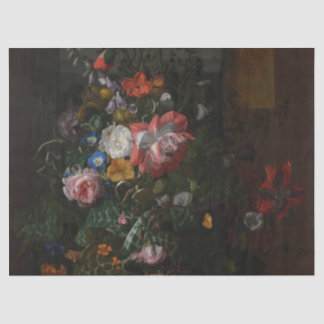 Rose Poppies und andere Blume - Rachel Ruysch Seidenpapier