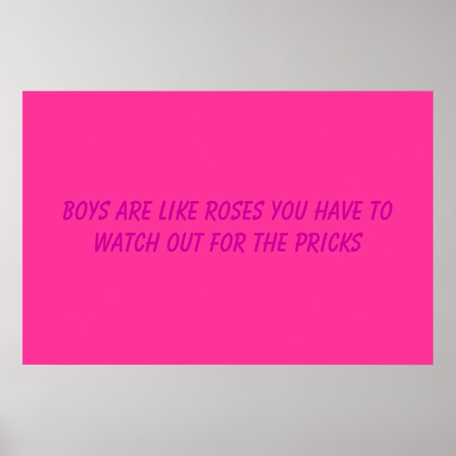 Rose Poster (Vorne)