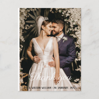 Rose Poster Hochzeit danke Ihnen wunderbar Postkarte