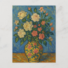 Rose Postkarte
