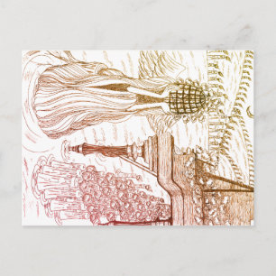 Rose Postkarte