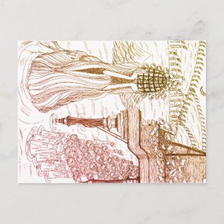 Rose Postkarte