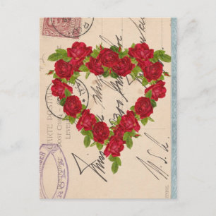 Rose Postkartenkollektion Postkarte