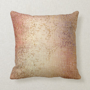 Rose Powder Gold Glam Brush Metallic Sequel Kissen