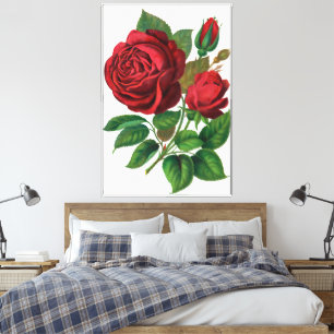 Rose Print Rochester Lithographing and Printing Co Leinwanddruck