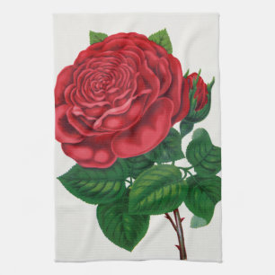 Rose Print Rochester Lithographing und Druckerei C Geschirrtuch