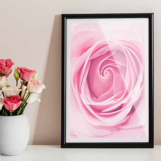 Rose Print, Rose Wandkunst, Rosa Blume bedruckbar  Poster (Von Creator hochgeladen)