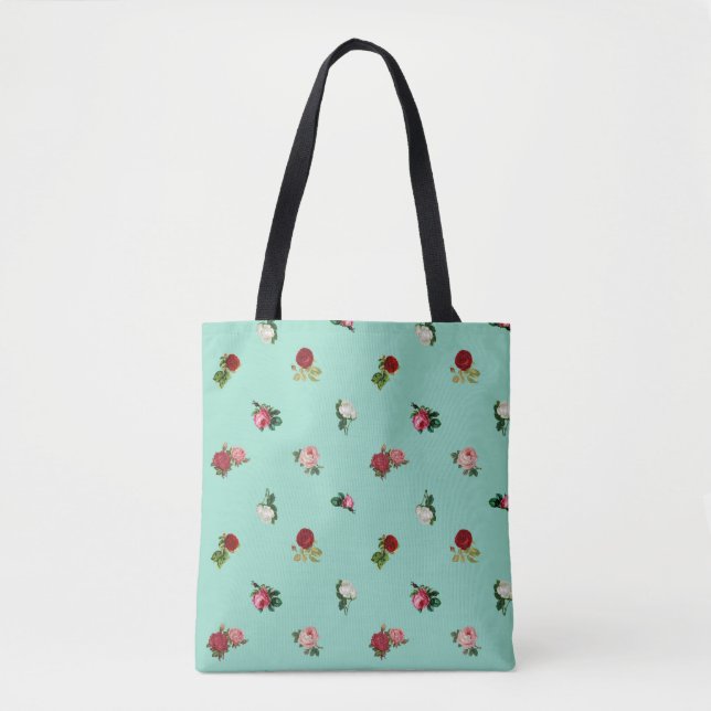 Rose Print Tasche (Vorderseite)