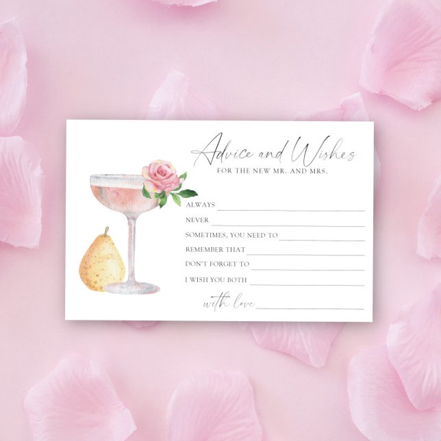 Rose Prosecco - Beratung und Wünsche Brautparty Briefpapier (Von Creator hochgeladen)
