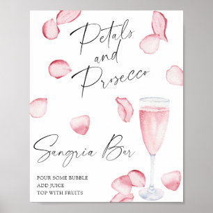 Rosé Prosecco-Junggesellinnenabschied - Sangria-Ba Poster
