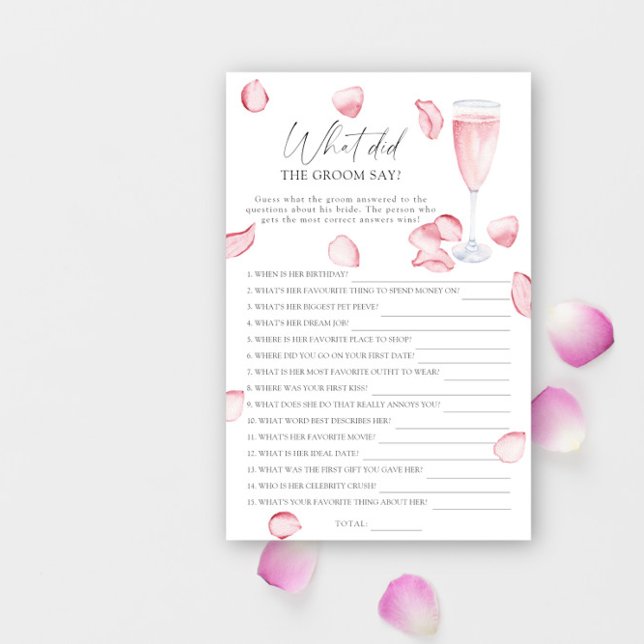 Rose Prosecco - Was sagte der Bräutigam zu Brautsp (Von Creator hochgeladen)