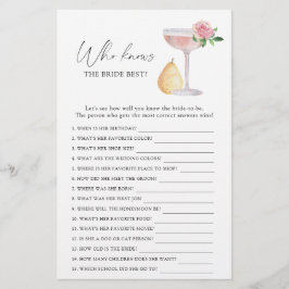 Rose Prosecco - Wer kennt das beste Brautspiel