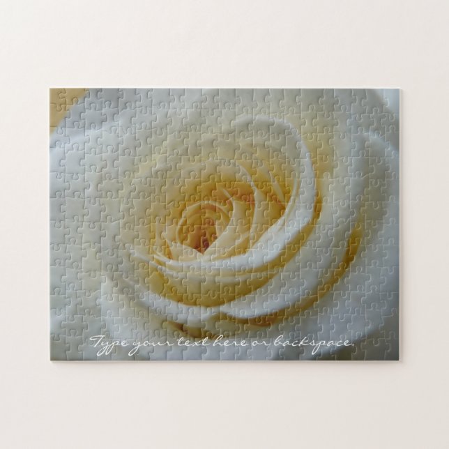 Rose Puzzle Personalisierte Puzzle (Horizontal)