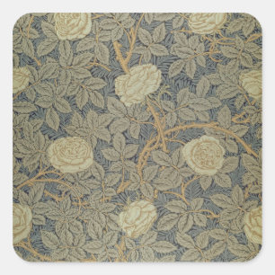 "Rose" Quadratischer Aufkleber