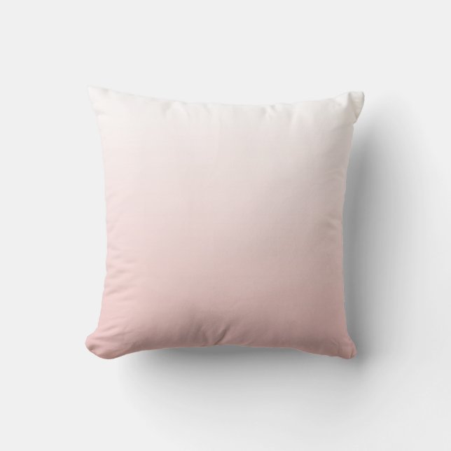 Rose Quartz Gradient Throw Kissen (Vorderseite)