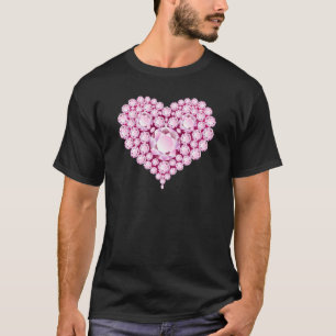 Rose Quartz Heart Gems T-Shirt